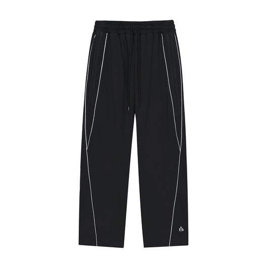 Londyn LO Reflection Thin-Striped Straight-Leg Sweatpants