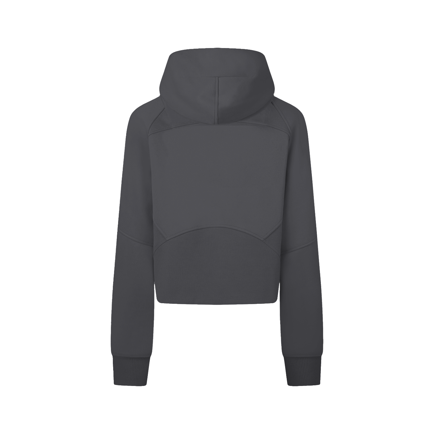 Londyn New York Low-Cropped Zipped Hoodie