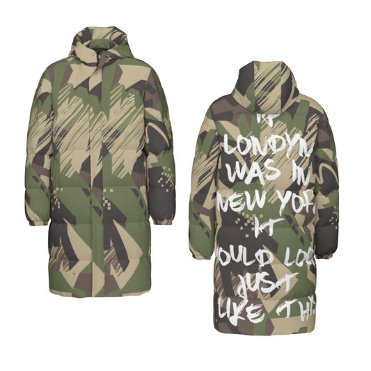 Londyn Fatigue Trench Puffer (Unisex)