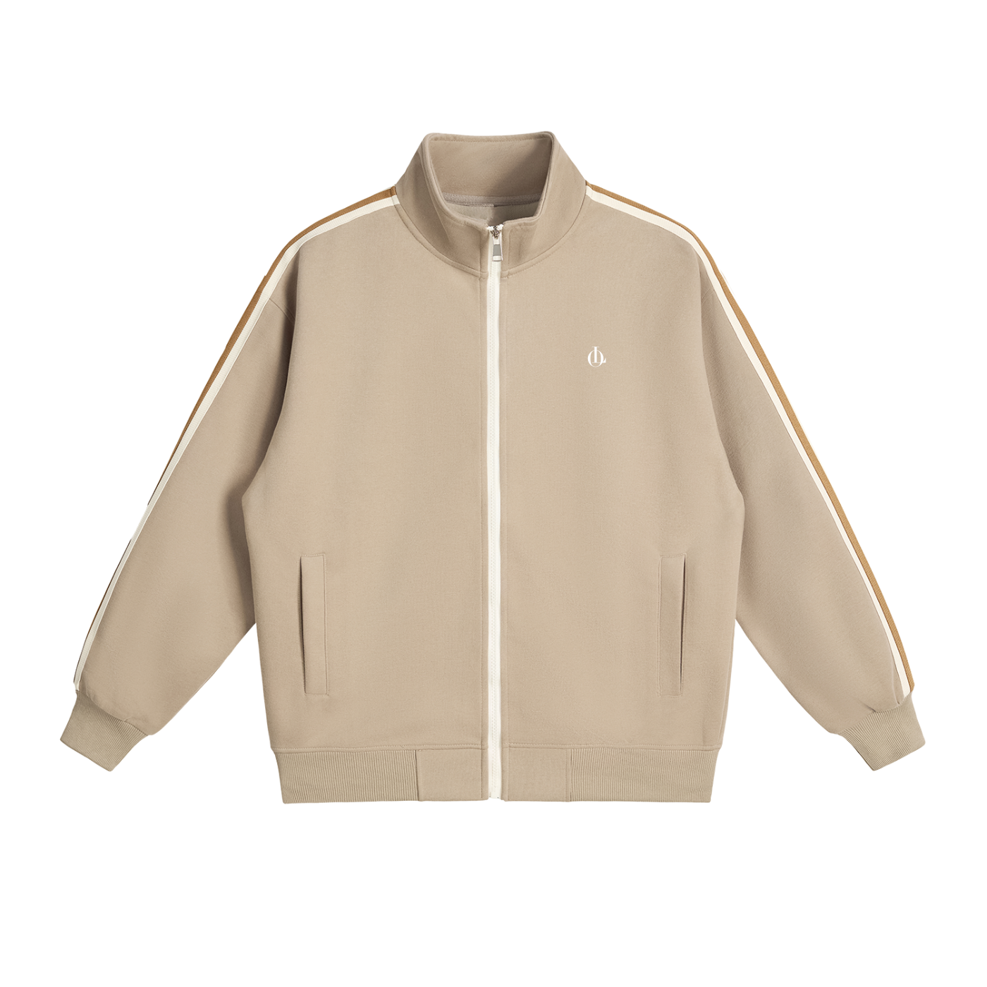 Londyn LO Contrast Side-Stripe Stand Collar Jacket