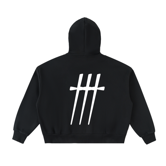 Londyn OFFGUARD Fleeced Full-Zip Boxy Hoodie (Men's)