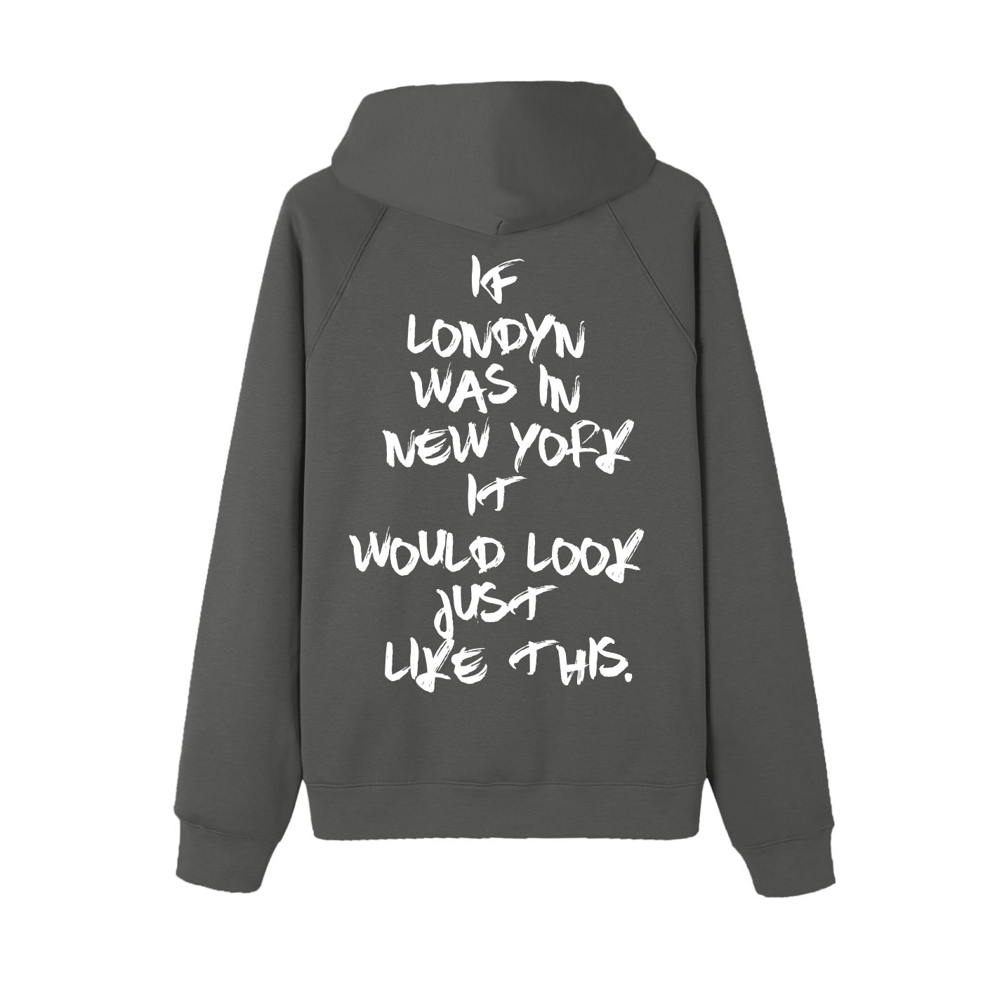 Londyn New York Classic Comfort Raglan Sleeve Hoodie (Unisex)