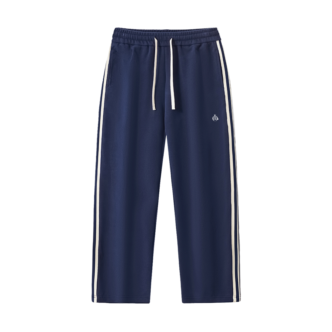 Londyn LO Contrast Side-Stripe Straight-Leg Pants