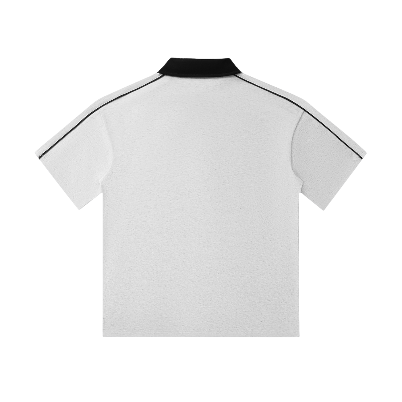 Londyn Courtside Contrast Collar Short-Sleeve Polo Shirt