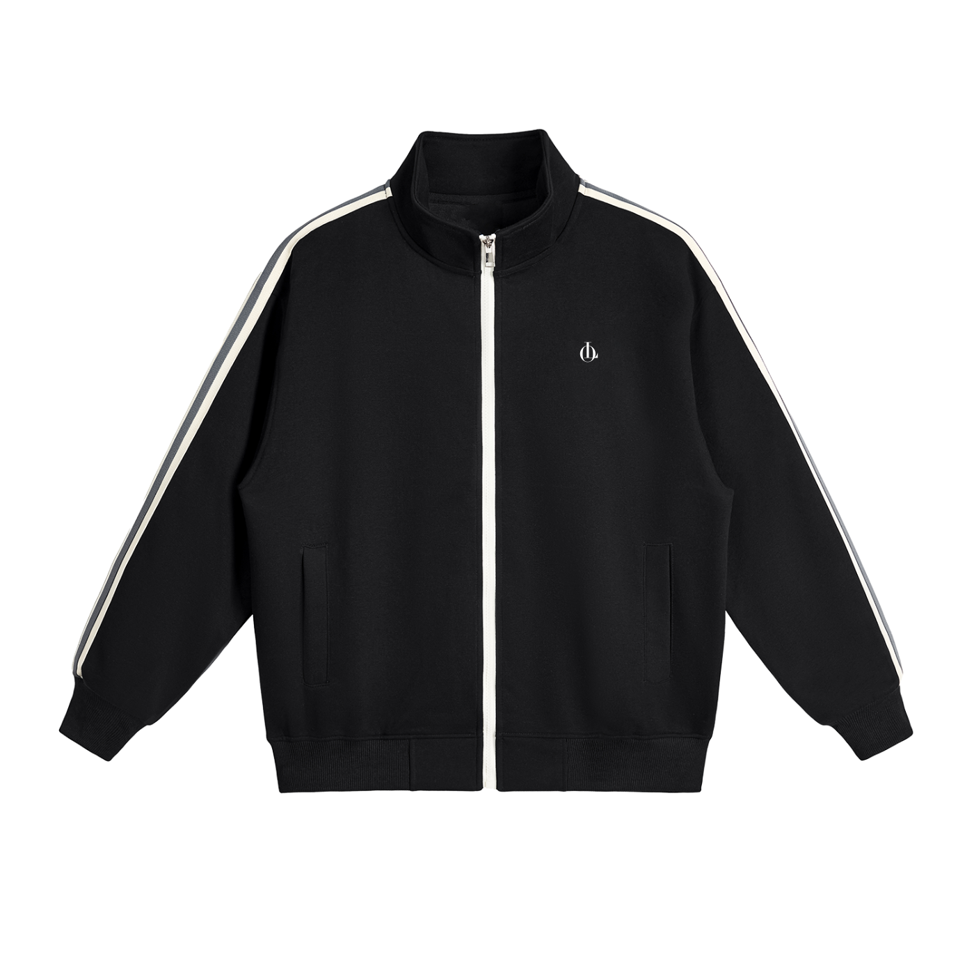 Londyn LO Contrast Side-Stripe Stand Collar Jacket