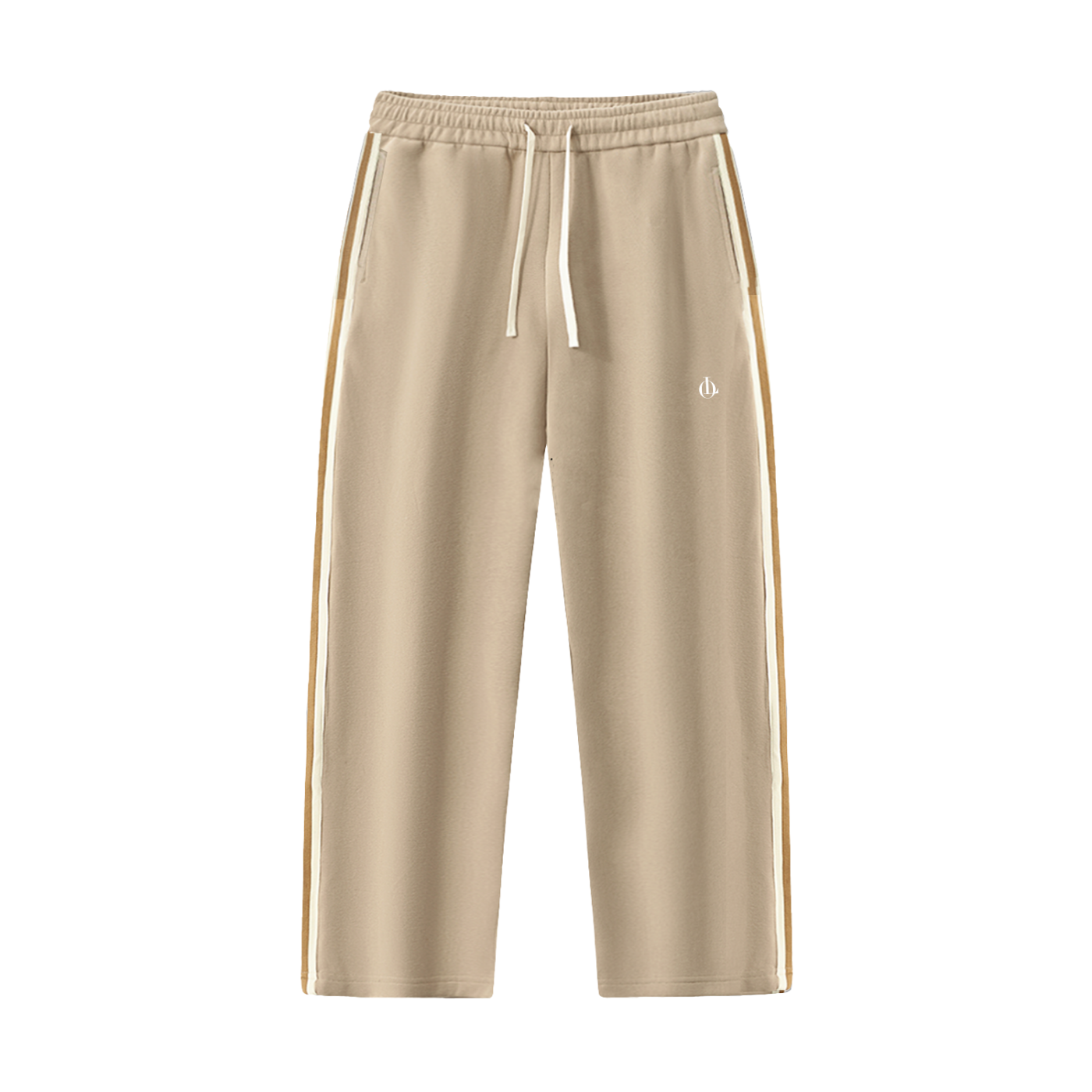 Londyn LO Contrast Side-Stripe Straight-Leg Pants