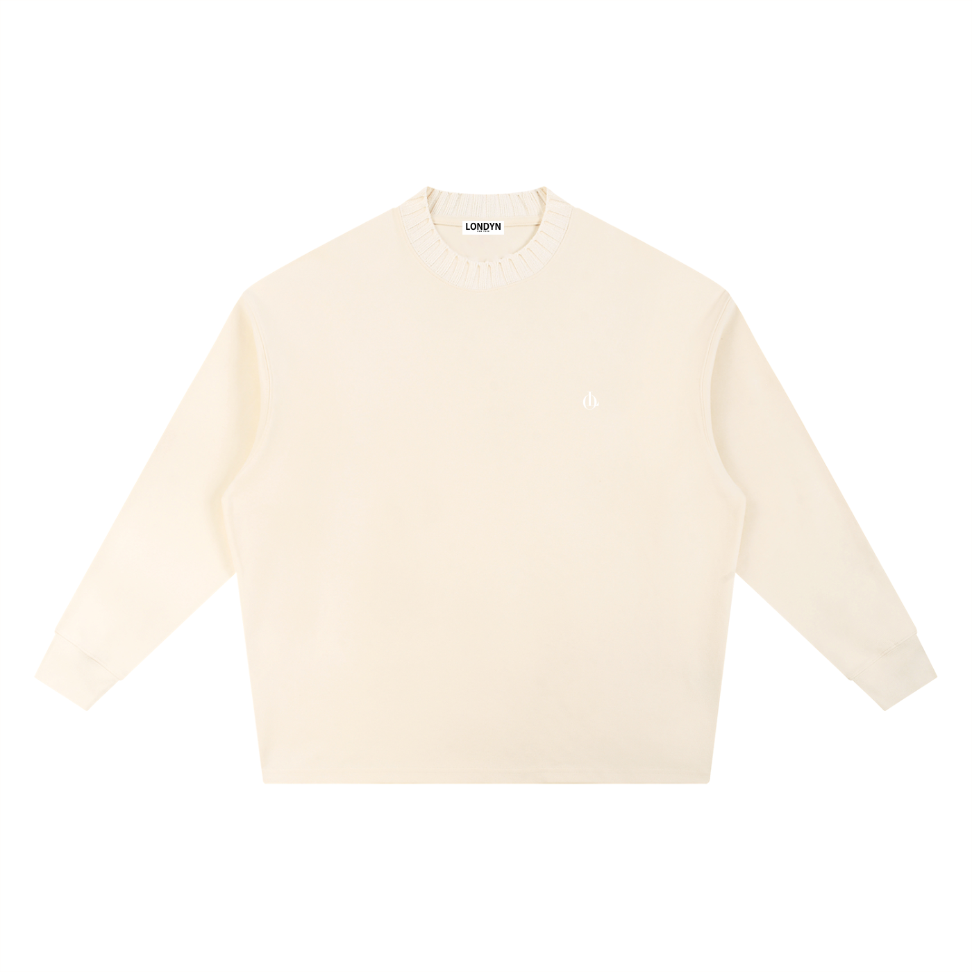Londyn LO Knitted Round Neck Oversize Sweatshirt