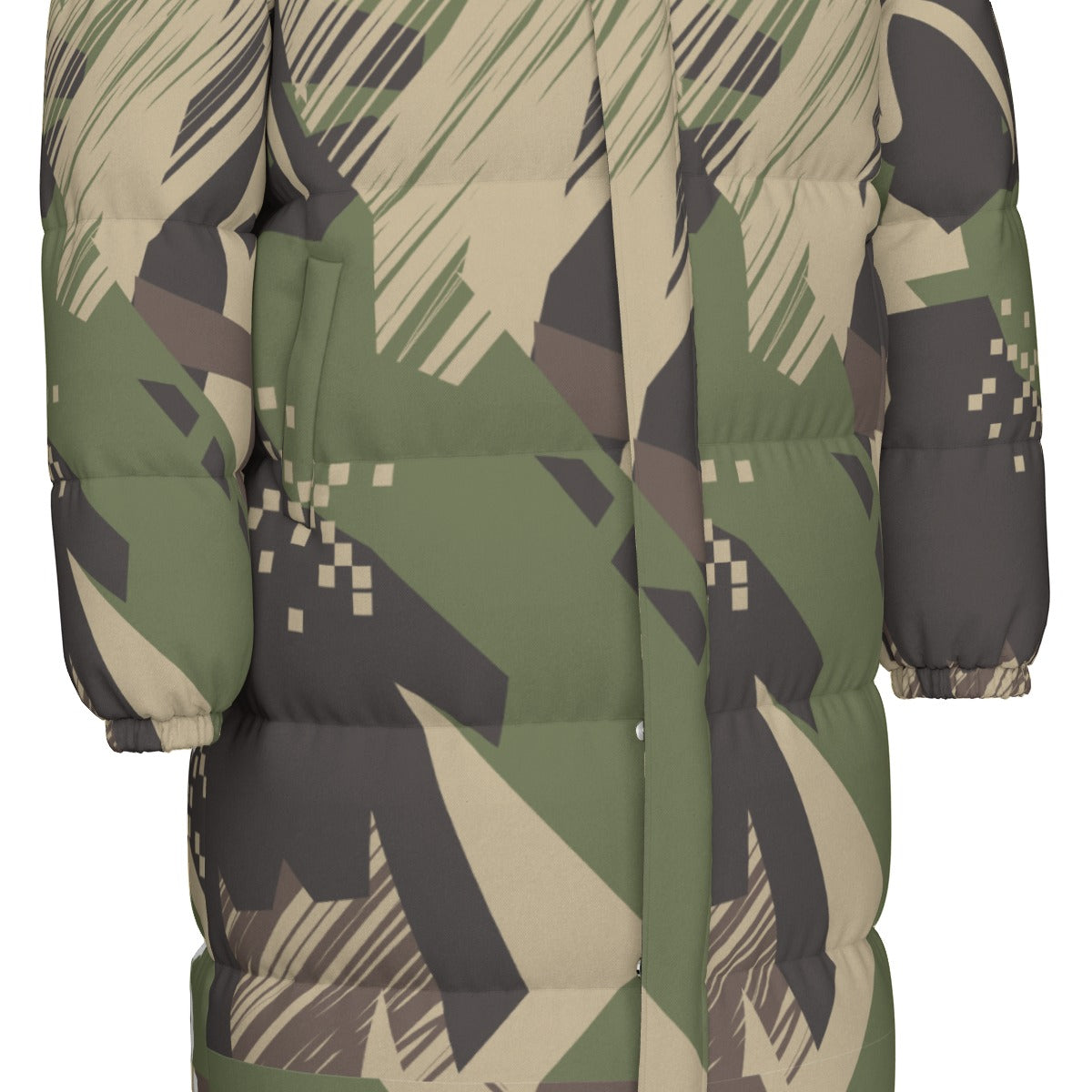 Londyn Fatigue Trench Puffer (Unisex)