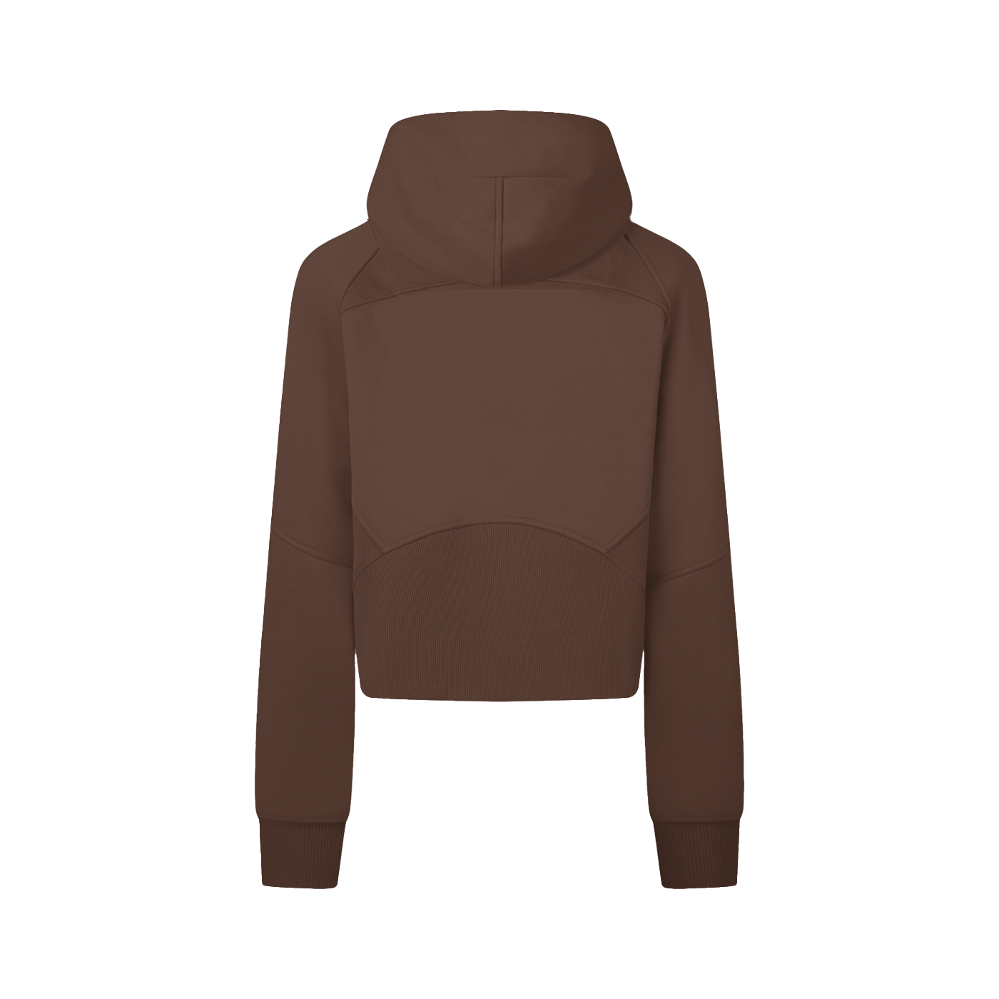 Londyn New York Low-Cropped Zipped Hoodie