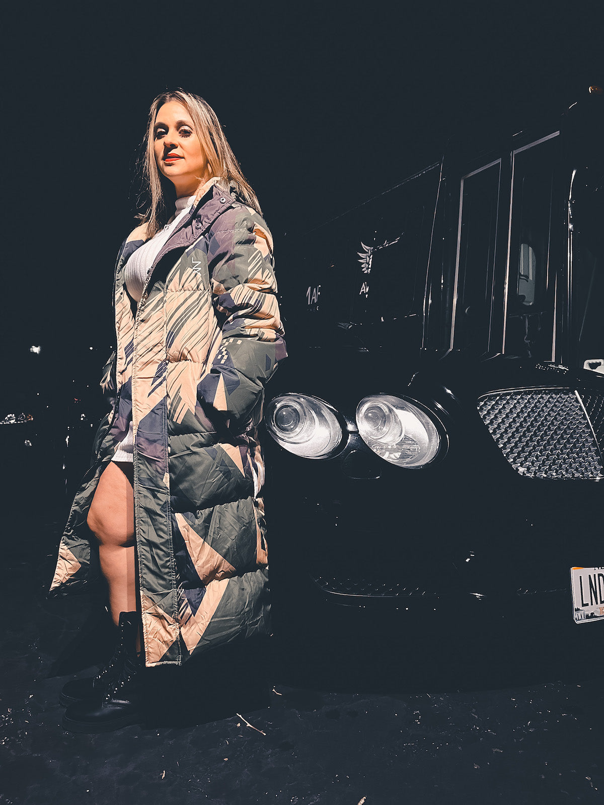 Londyn Fatigue Trench Puffer (Unisex)