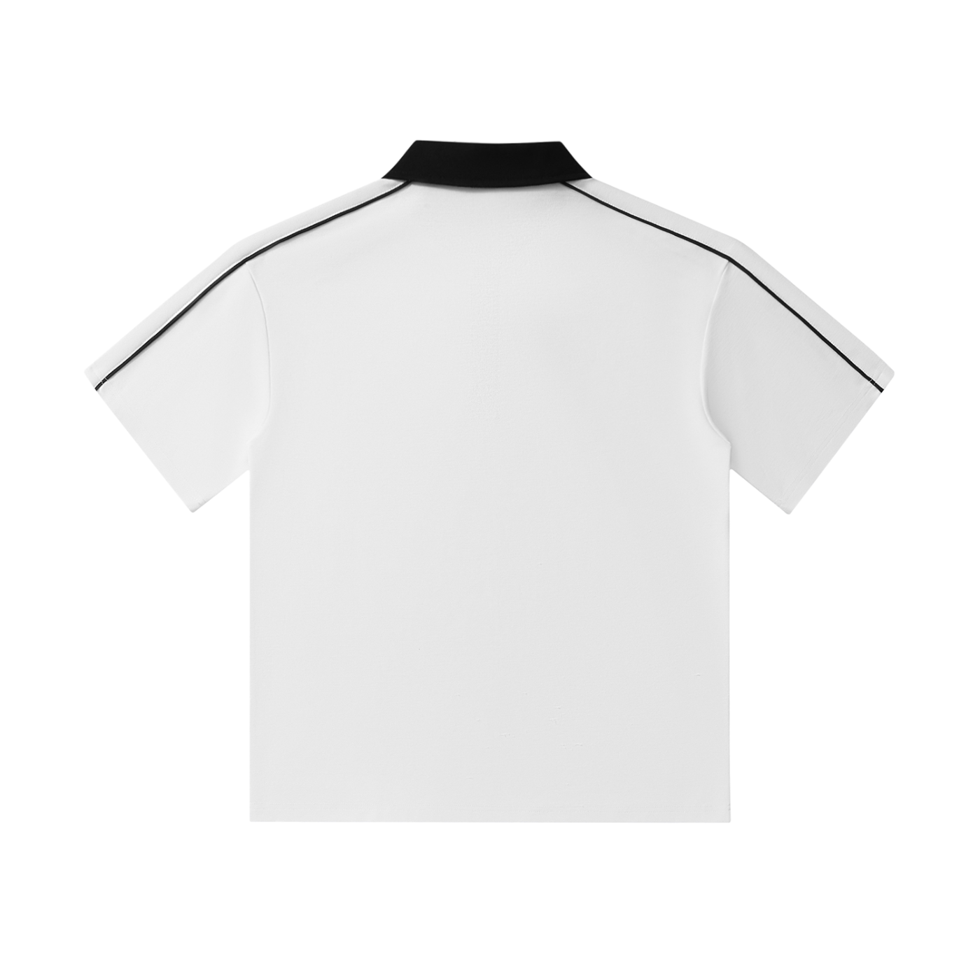 Londyn Courtside Contrast Collar Short-Sleeve Polo Shirt