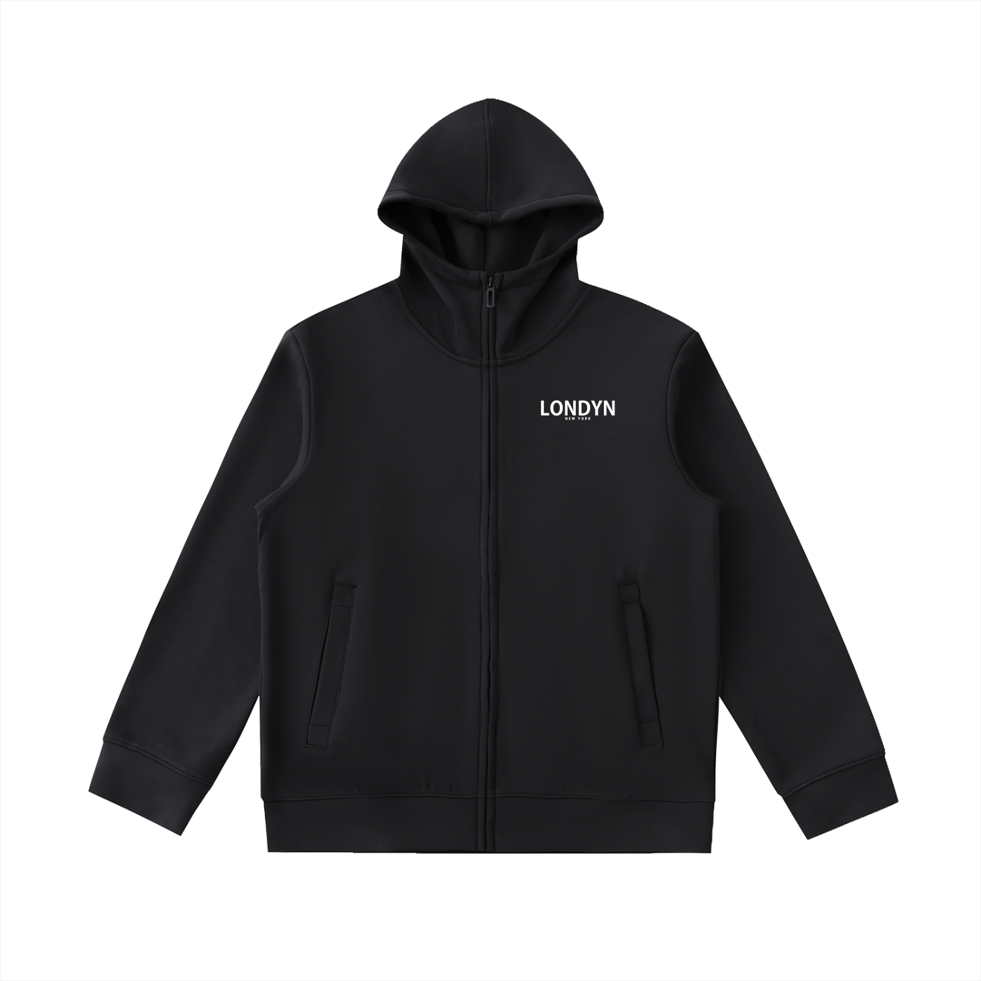 Londyn OFFGUARD Heavyweight High Neck Zip-Up Hoodie – LONDYN NEW YORK™