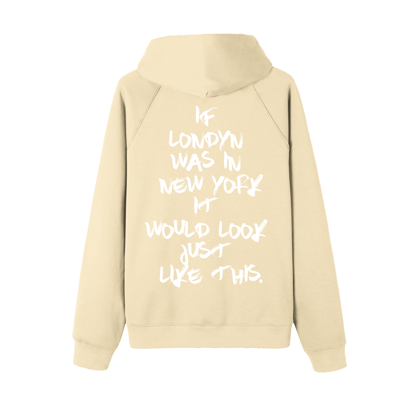 Londyn New York Classic Comfort Raglan Sleeve Hoodie (Unisex)
