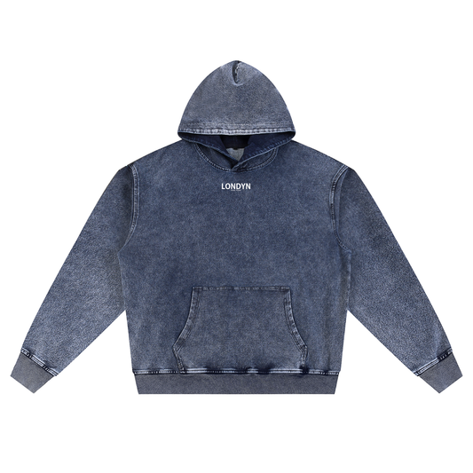 LNY Stone Cold Snow Washed Oversized Hoodie