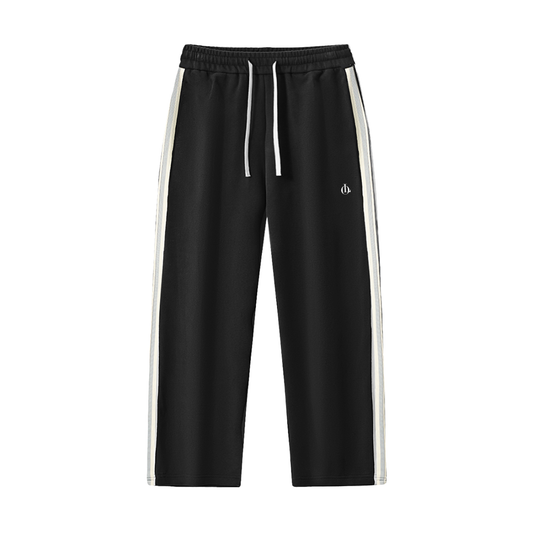Londyn LO Contrast Side-Stripe Straight-Leg Pants