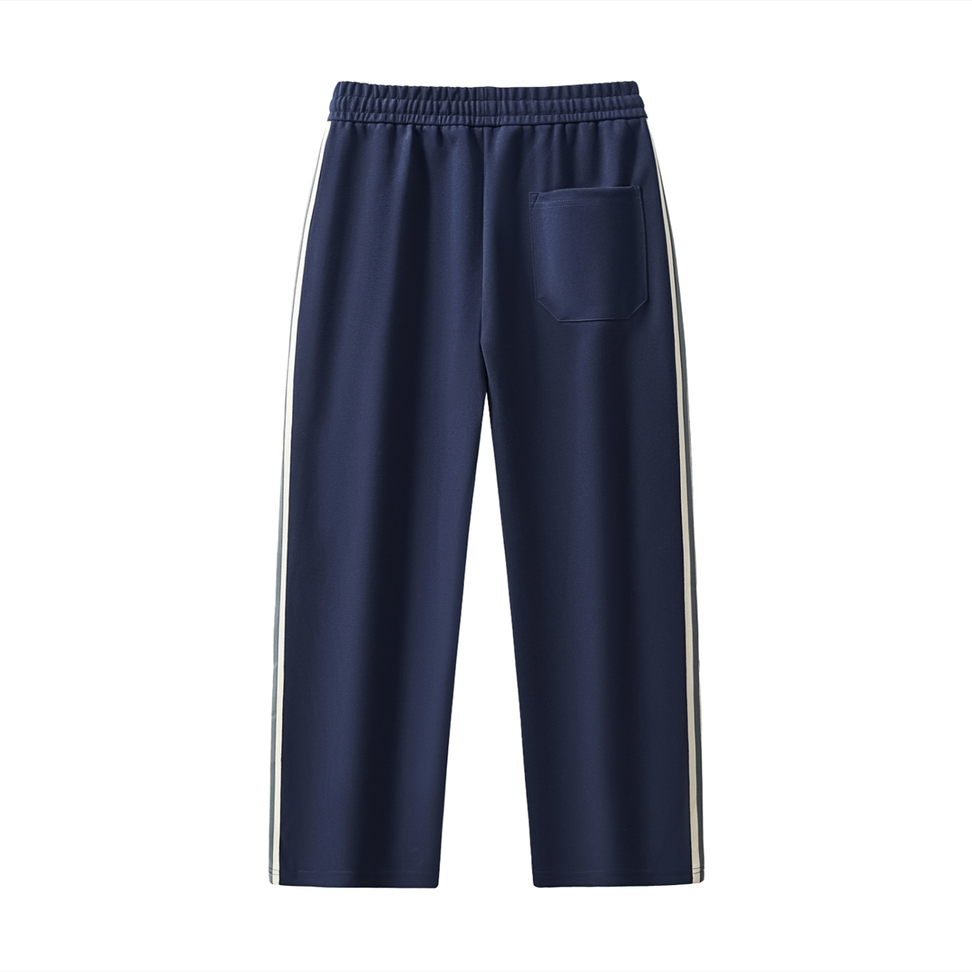 Londyn LO Contrast Side-Stripe Straight-Leg Pants