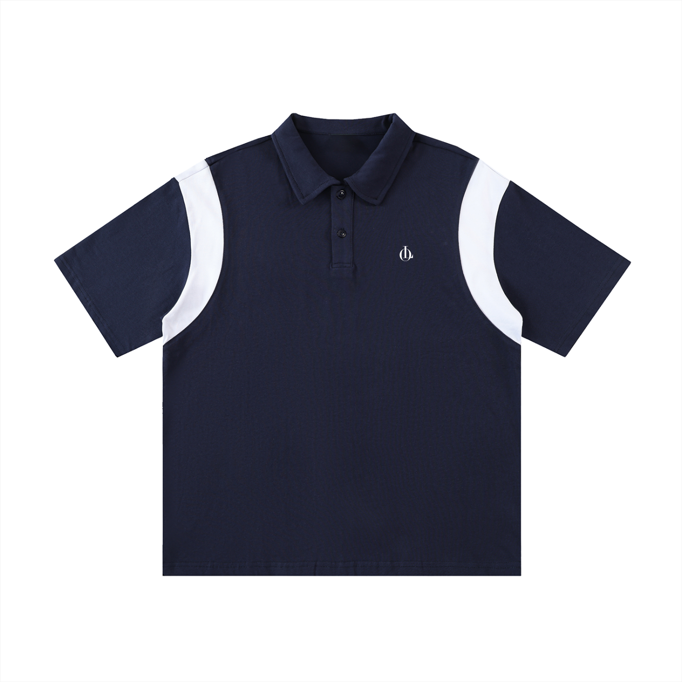 Londyn LO Contrast Panel Cotton Polo Shirt