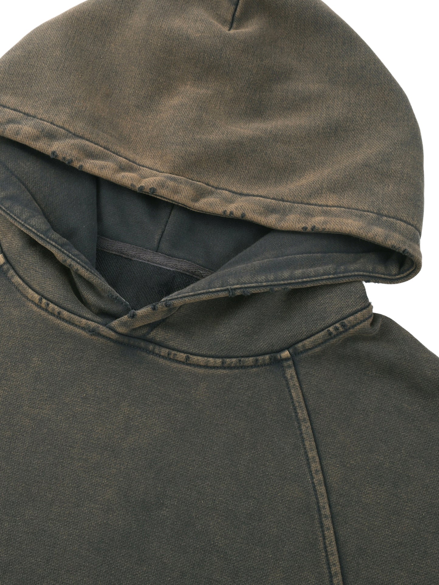 Londyn New York OFFGUARD Vintage Washed Frayed-Hem Hoodie