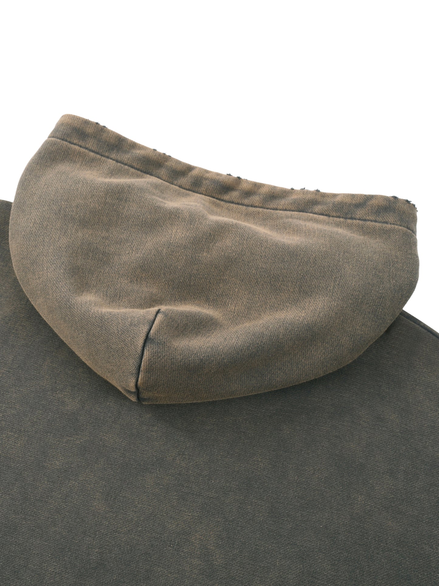 Londyn New York OFFGUARD Vintage Washed Frayed-Hem Hoodie