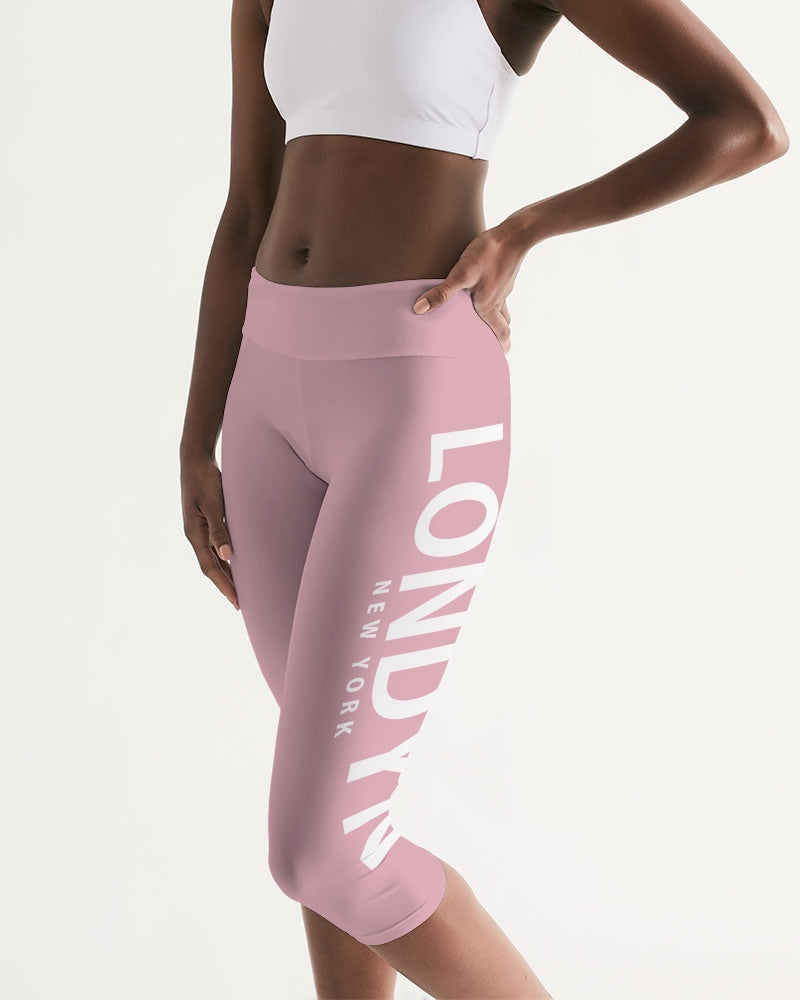 Londyn Essential (Love Pynk) Women's Mid-Rise Capri