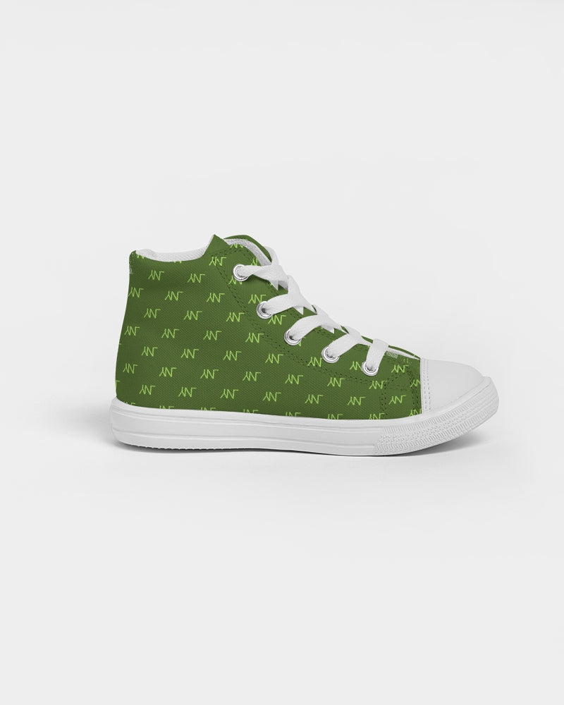 Londyn New York K1 (Go Green Monogram) High-Top Sneaker (Kids)
