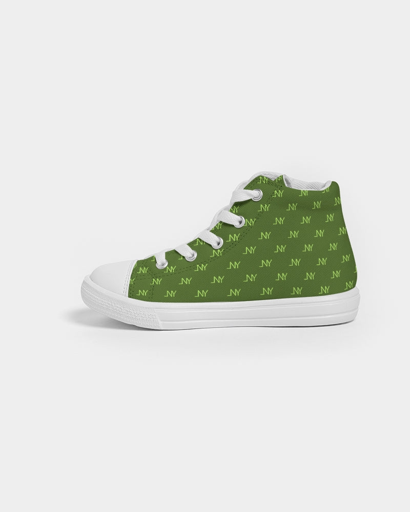 Londyn New York K1 (Go Green Monogram) High-Top Sneaker (Kids)