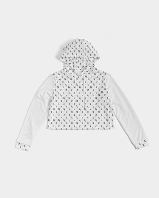 LNY Vintage Monogram Women's Cropped Hoodie