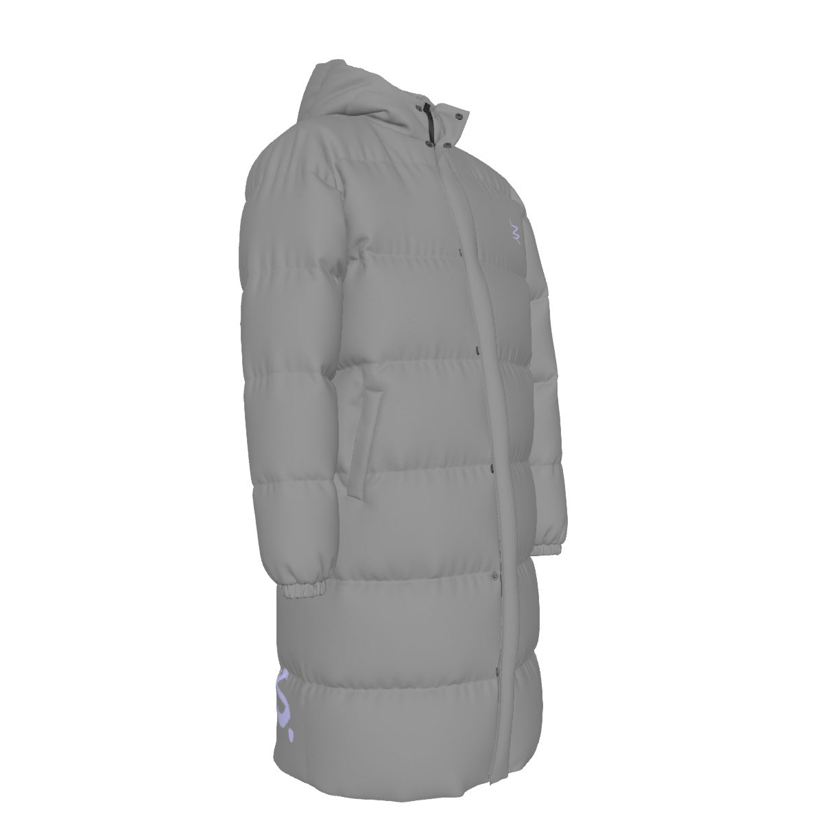 Londyn Silver Fox Trench Puffer (Unisex)