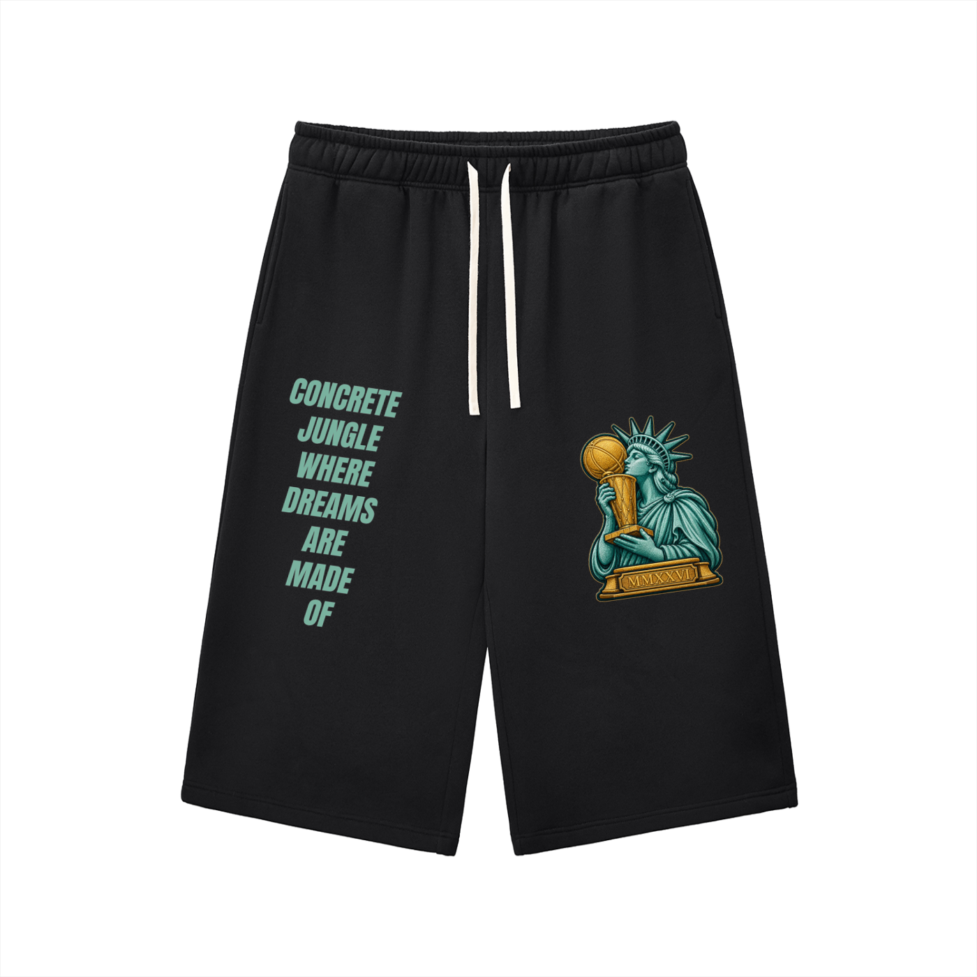 Londyn Liberty Concrete Jungle Three-quarter Sweatpants