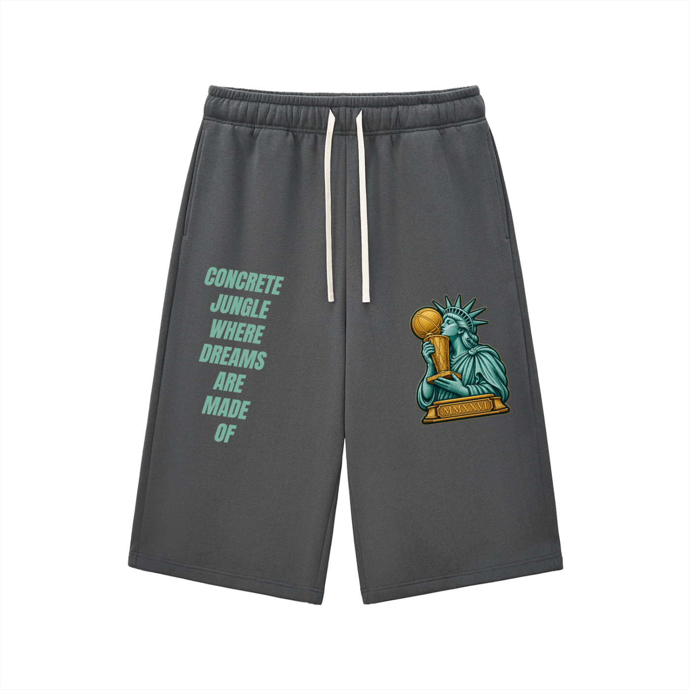 Londyn Liberty Concrete Jungle Three-quarter Sweatpants