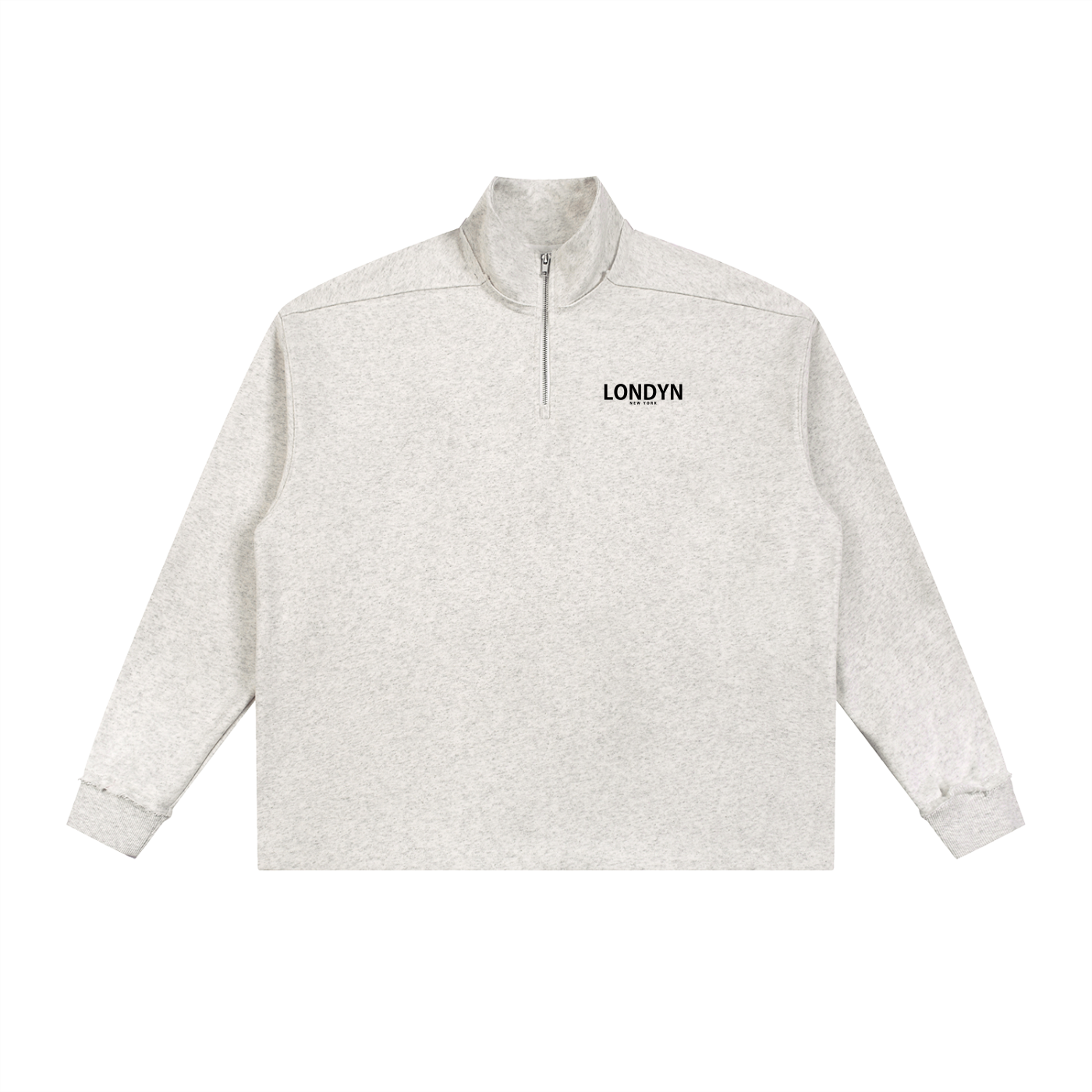 Londyn Courtside Qtr-Zip Rolled Edge Fleece Sweatshirt