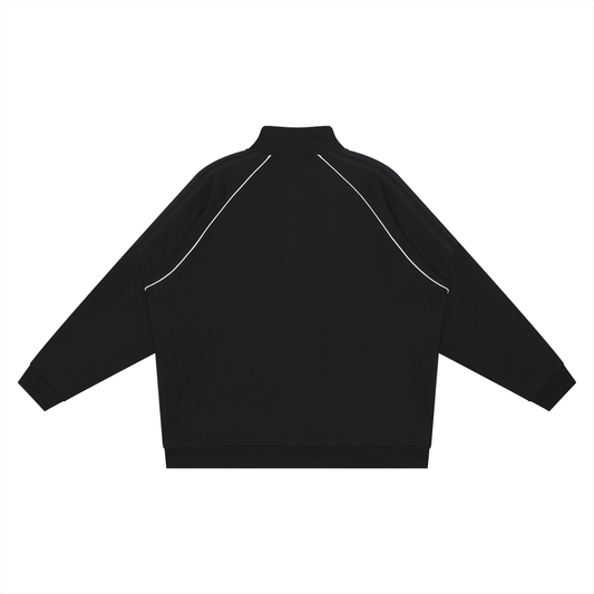 Londyn LO Reflection Thin-Striped Raglan Sleeve  Jacket