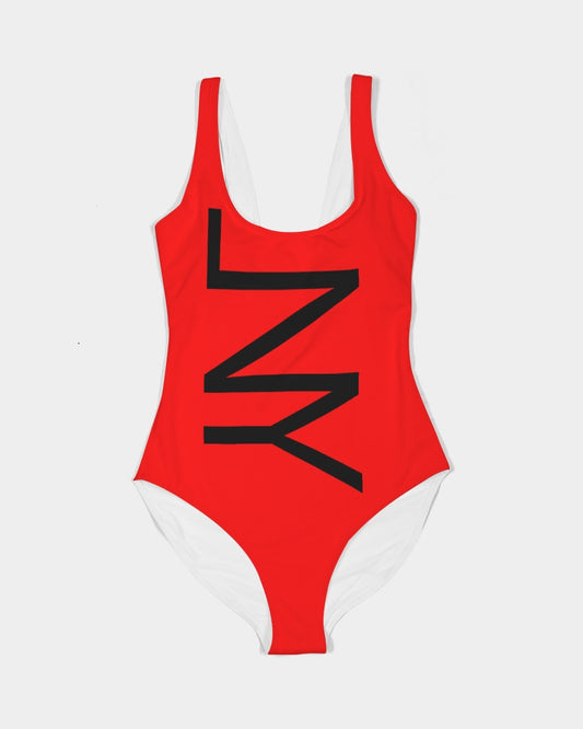 LNY (VIntage) Red One-Piece Swimsuit