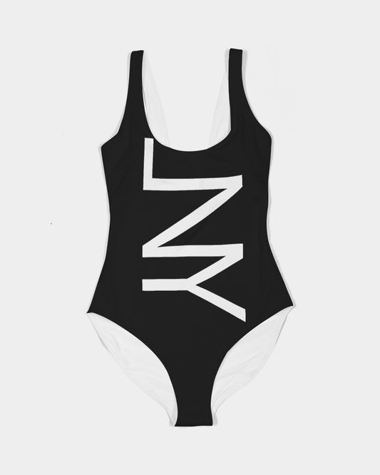 LNY (VIntage) Black One-Piece Swimsuit