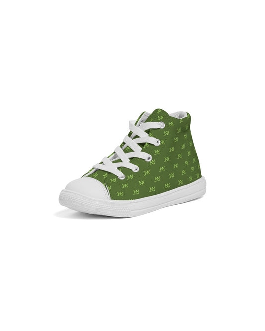 Londyn New York K1 (Go Green Monogram) High-Top Sneaker (Kids)