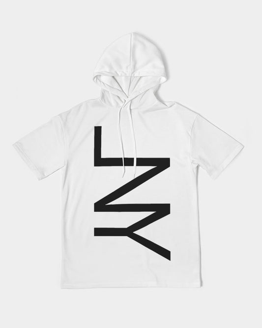 LNY Vintage Logo Men's Premium Short Sleeve Hoodie