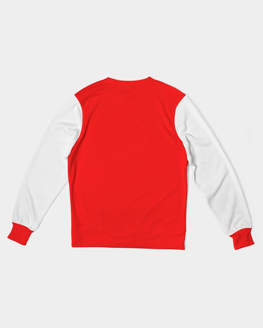 The Essential Red Collection French Terry Crewneck Pullover