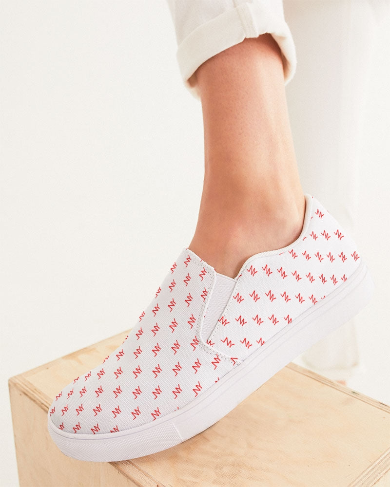 LNY Red Monogram Women's  Canvas Sneaker