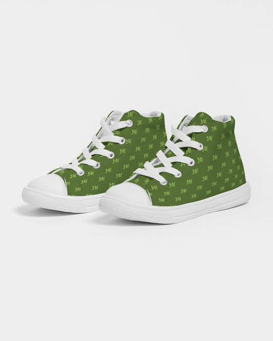 Londyn New York K1 (Go Green Monogram) High-Top Sneaker (Kids)